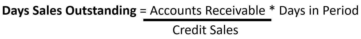 Days Sales Outstanding Formula Days Sales Outstanding Formula