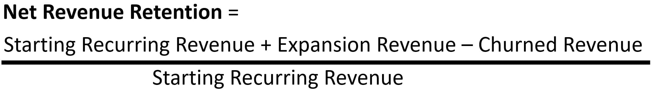 Net Revenue Retention Definition Net Revenue Retention Definition