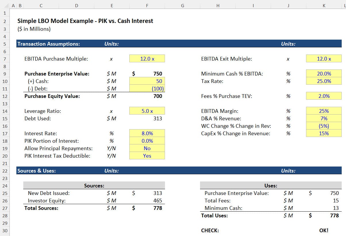 Standard LBO Model Standard LBO Model