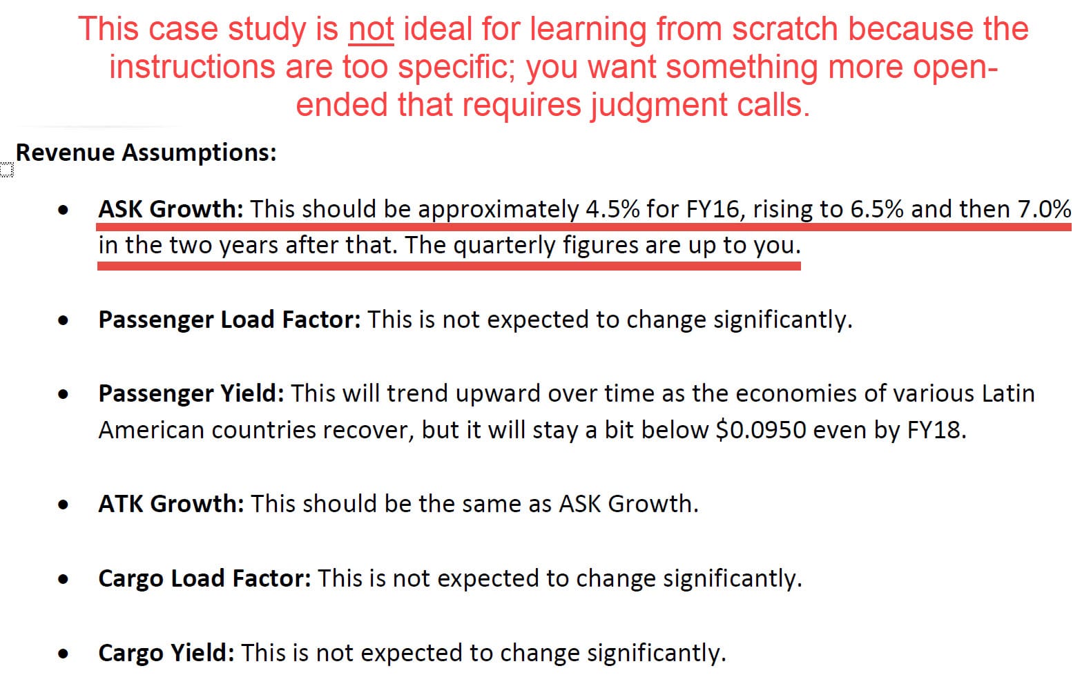 Overly Specific Case Instructions Overly Specific Case Instructions