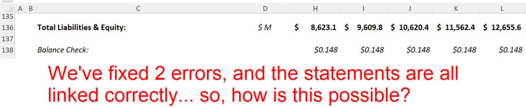 Balance Sheet Not Balancing Balance Sheet Not Balancing