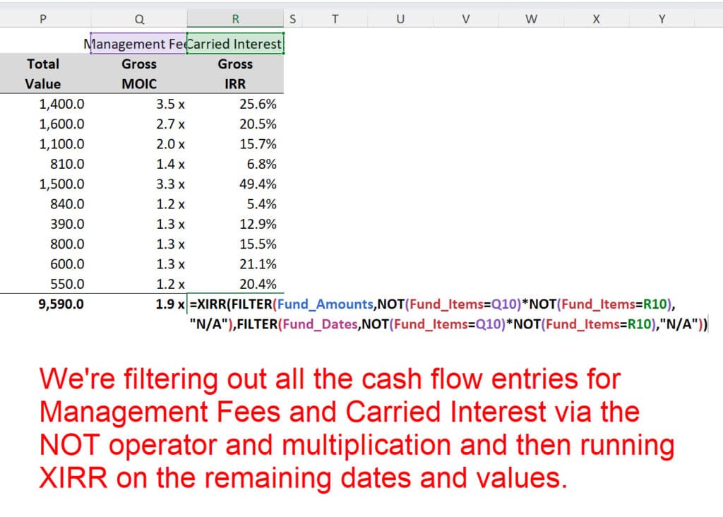 XIRR with FILTER XIRR with FILTER