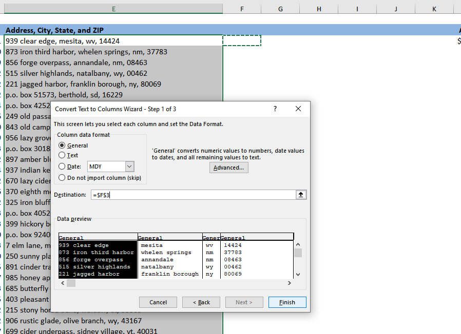 Text to Columns Function, Part 3 Text to Columns Function, Part 3