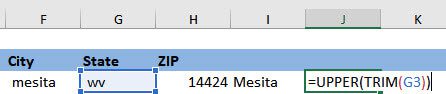 UPPER and TRIM Functions UPPER and TRIM Functions