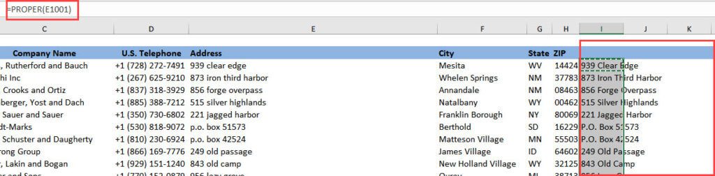 Fixing Address Data with PROPER Fixing Address Data with PROPER