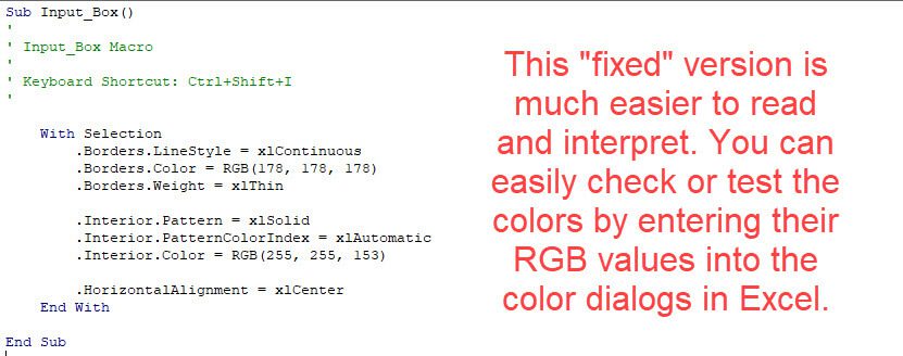 Excel VBA Programming - Optimized Code