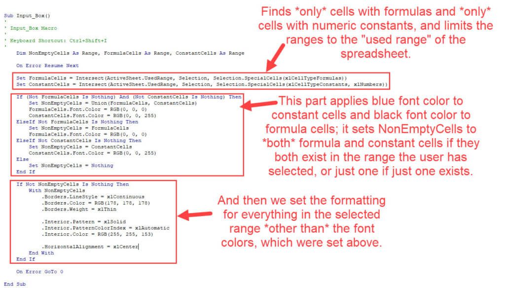 Excel VBA Programming - Optimized Macro