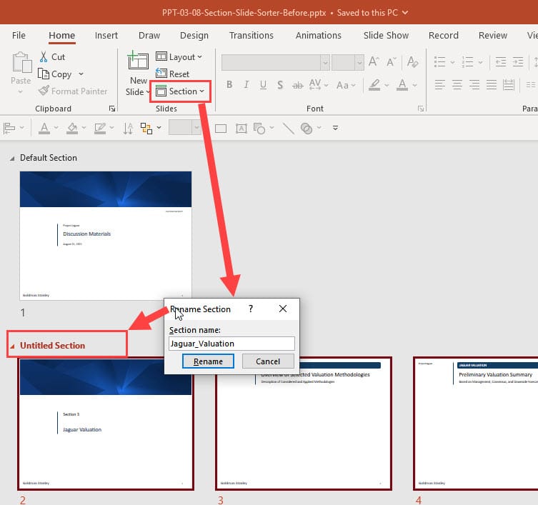 How to Create Sections in PowerPoint in the Slide Sorter View How to Create Sections in PowerPoint in the Slide Sorter View