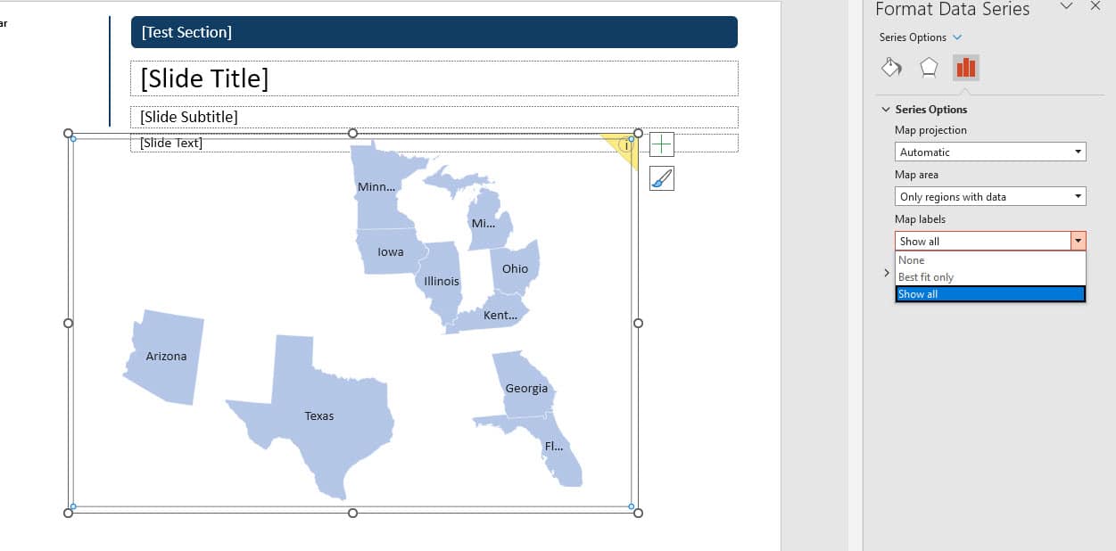 PowerPoint Maps - Changing the Formatting PowerPoint Maps - Changing the Formatting